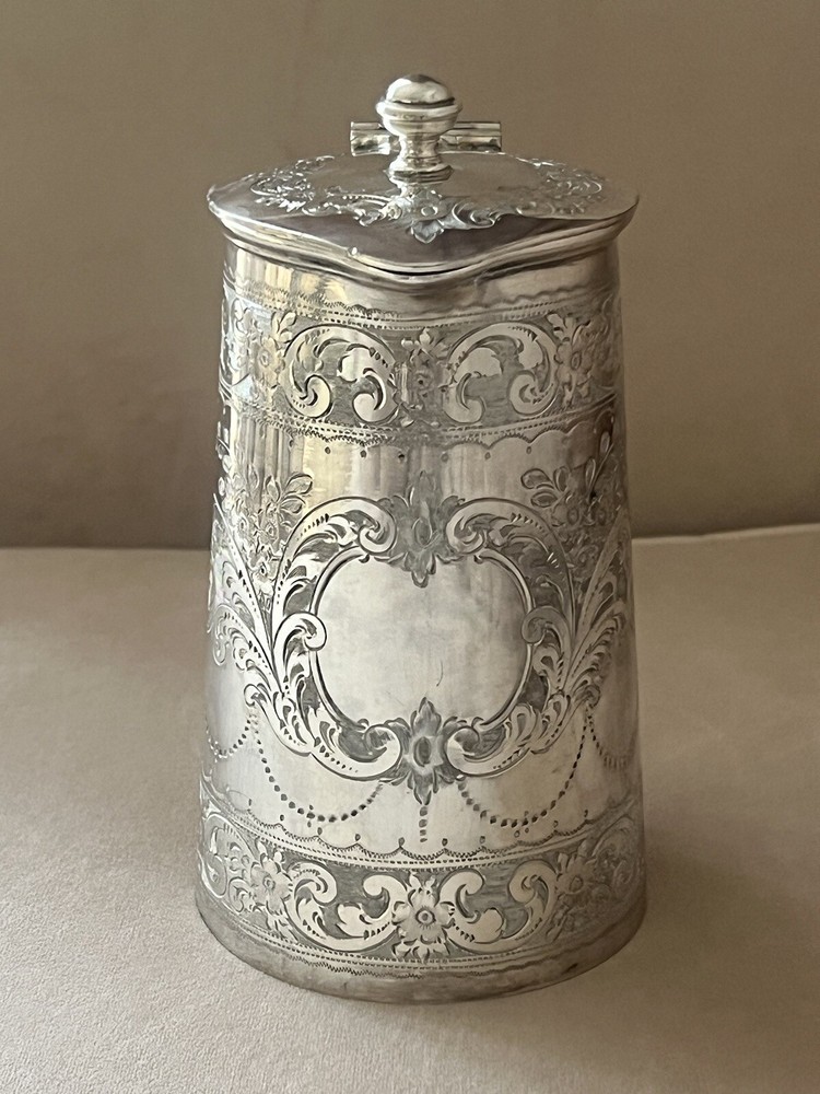 Silver Plated Jug With Lid
