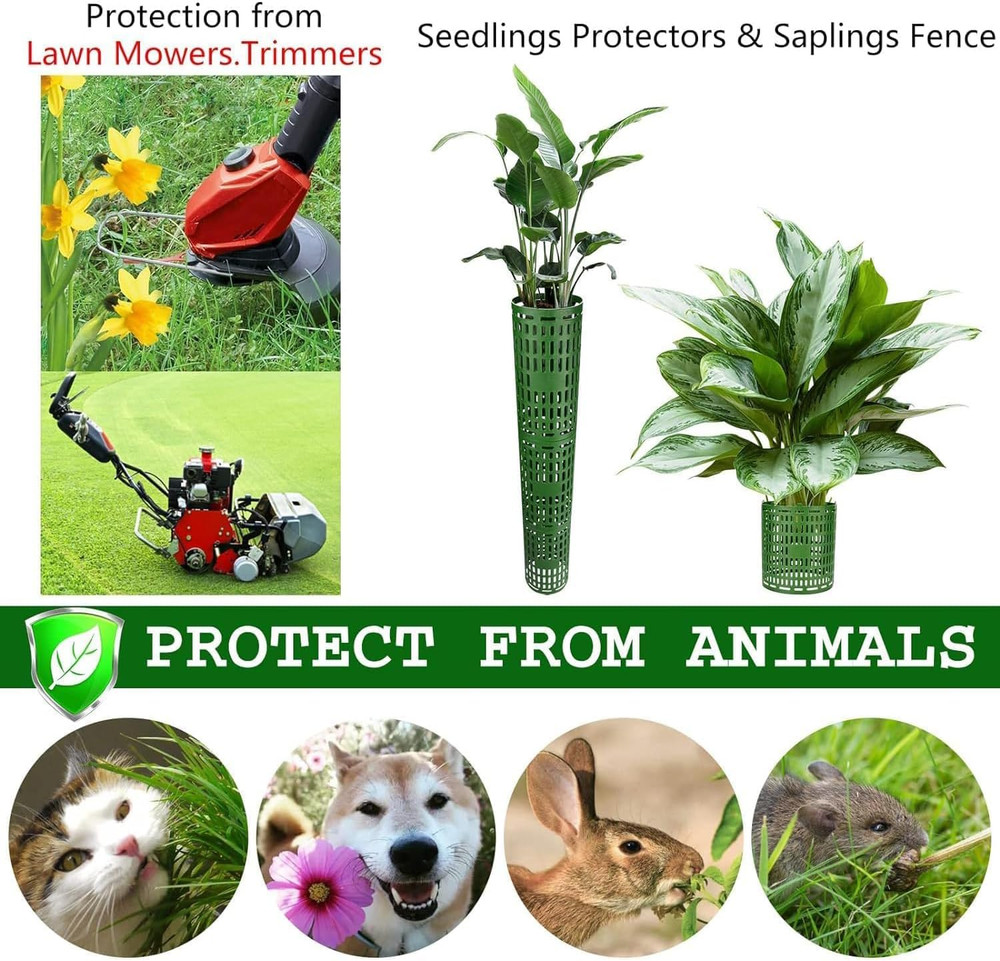 7 Pack Tree Trunk Protector Guard, Expandable Tree Wraps to Protect Bark, Heavy