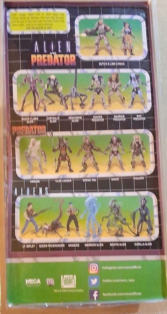 NECA Aliens Snake Alien Action Figure Attack Jaw Constricting Tail