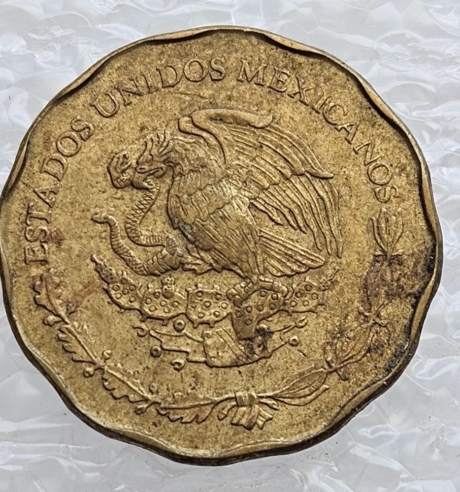 1992 Mexico 50 Centavos Coin
