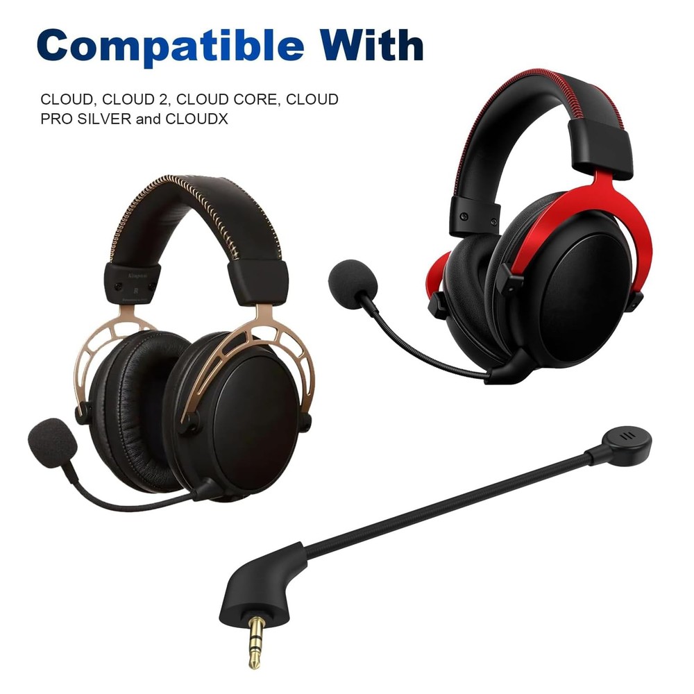 Cloud X Mic with Hyperx Cloud X, Cloud, Cloud II 2nd Version Gaming Headset, ...