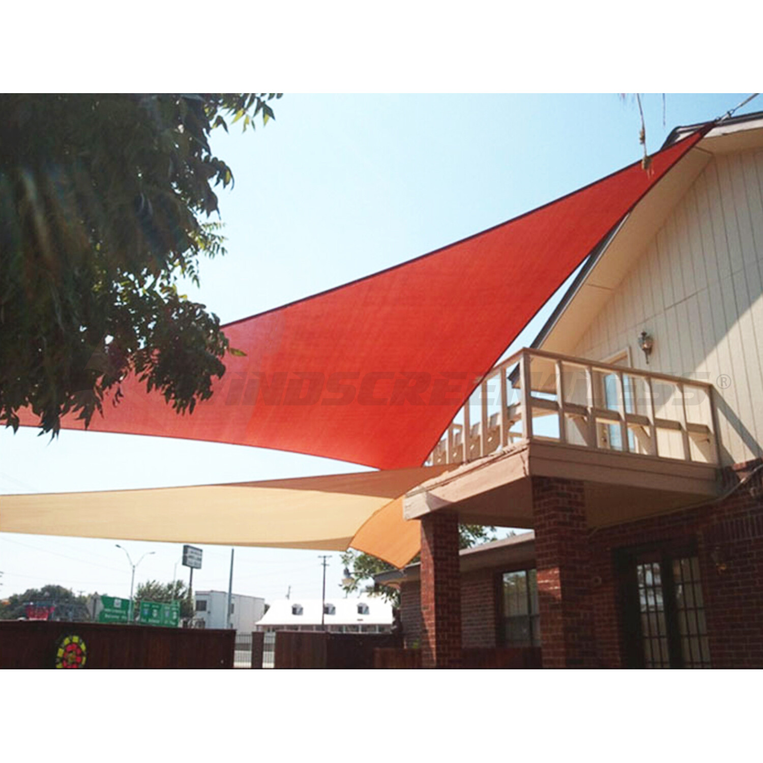 Sun Shade Sail Triangle Patio Awning Outdoor Garden Pool Canopy Shelter Cover
