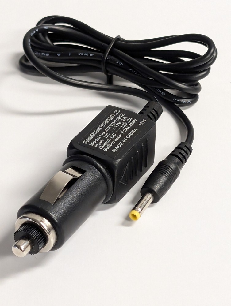 FUSED CIGARETTE LIGHTER PLUG 12 VOLT ADAPTER