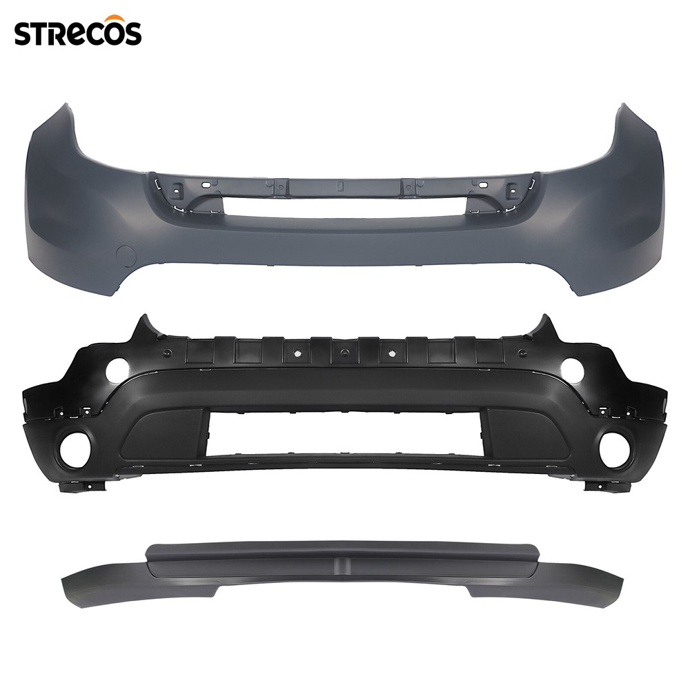 Front Bumper Cover Assembly Complete Kit For Ford Explorer 2011-2015 Primed