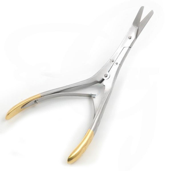 Caplan Nasal Bone Scissors 8" Double Action Serrated Tungsten Carbide