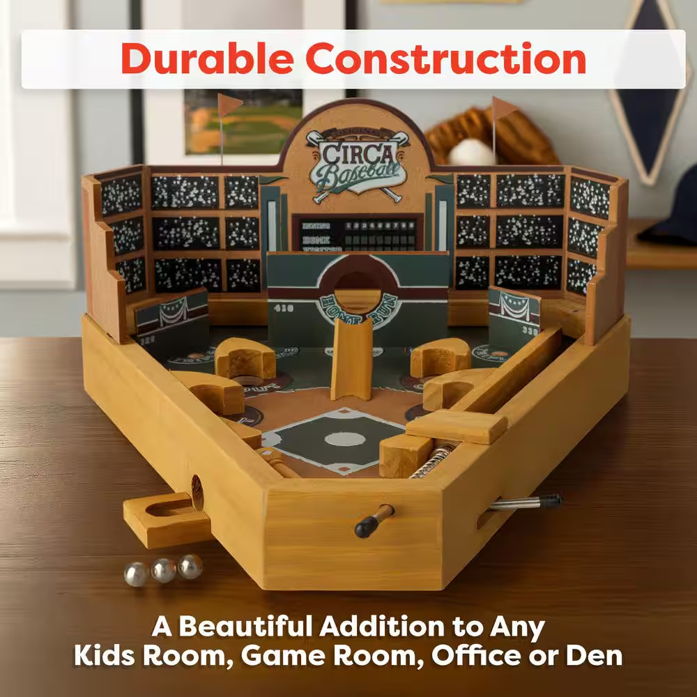 Tabletop Baseball Pinball Game