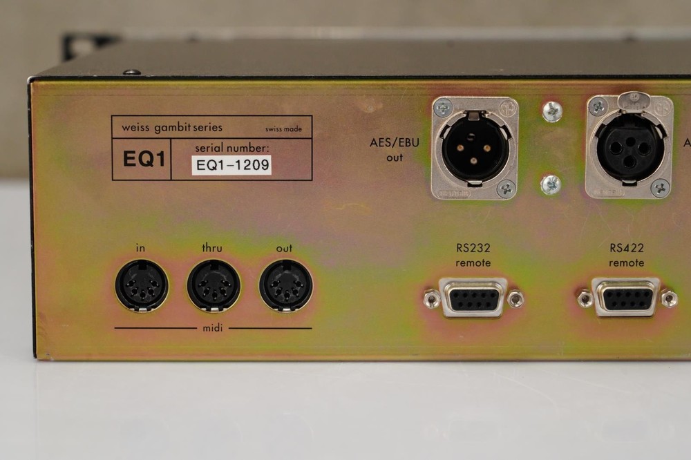 Weiss EQ1 EQ1-MK2 Digital Equalizer #56755
