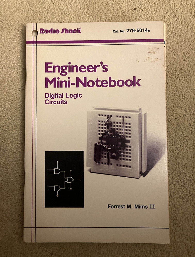 Radio Shack Engineers Mini-Notebook - Digital Logic Circuits 276-5014 A