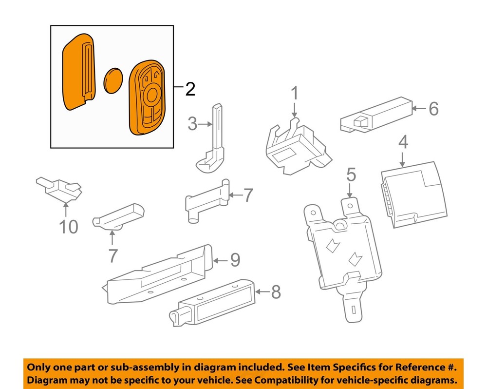 Chevrolet GM OEM Transmitter 13529665