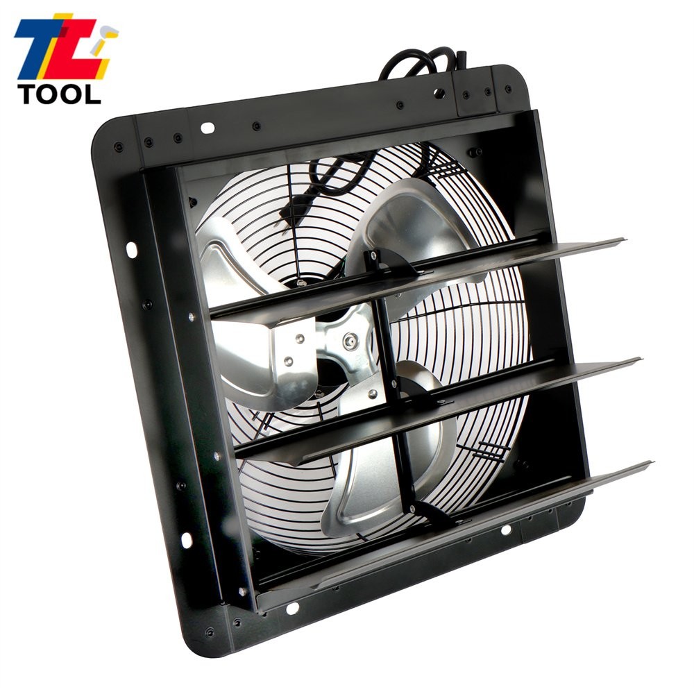 14" Wall Mounted Shutter Exhaust Fan Automatic Shutter With Adjustable Controls