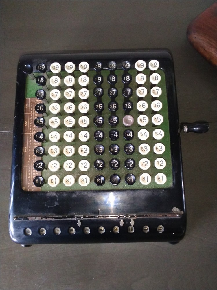 Vintage Burroughs Calculator Adding Machine Key Driven 1920's READ