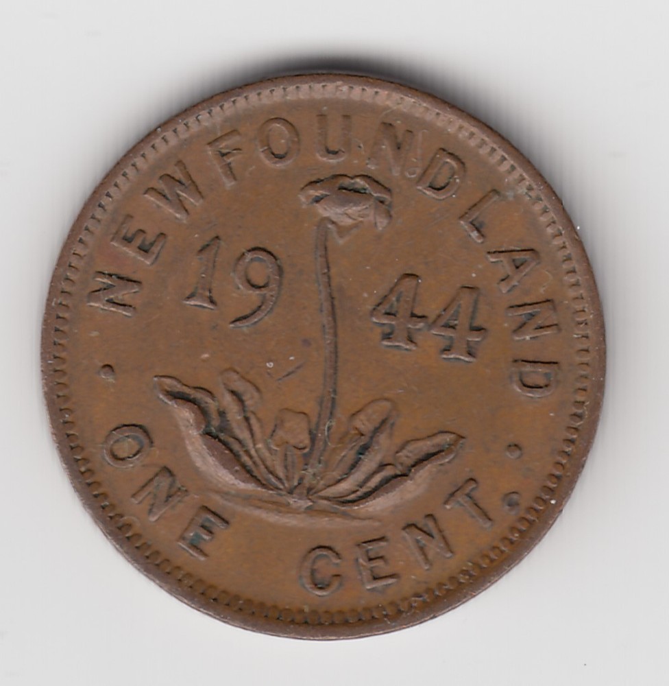 1944C Newfoundland One Cent   SC3
