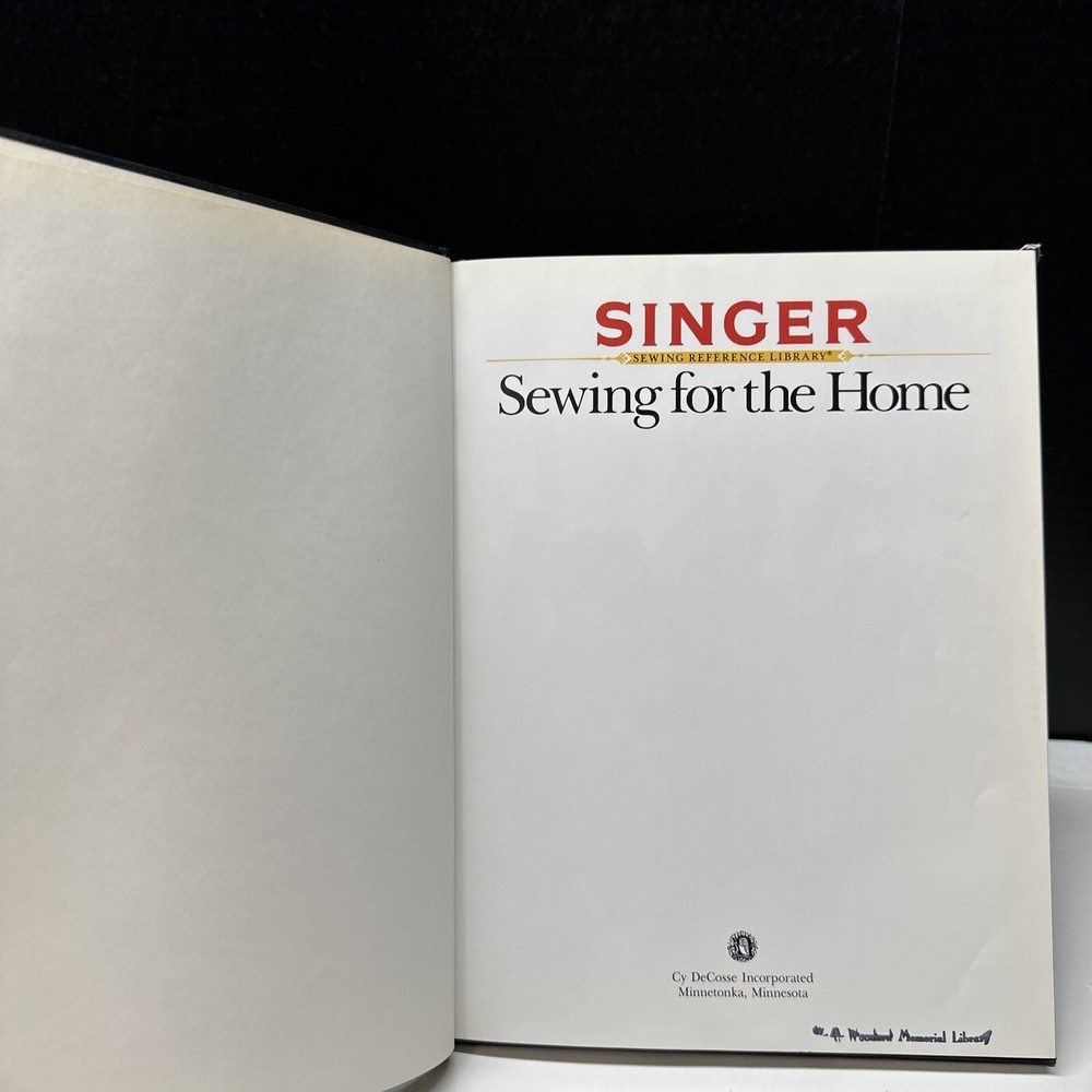 "Sewing For The Home" Singer Reference Library Cy DeCosse Hardback 1988