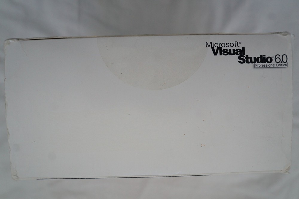 NEW Microsoft Visual Studio Professional 6.0 PRO 6 Basic C Foxpro 659-00390 Full