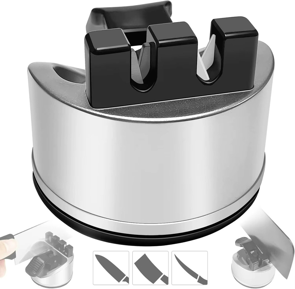 Kitchen Knife Scissors Sharpener Sharpening Tool for Straight & Serrated Knives