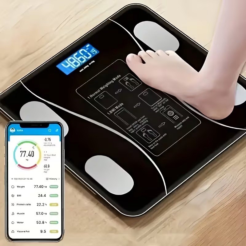 Smart Digital Weight Scale LED Display Body Composition Multi User