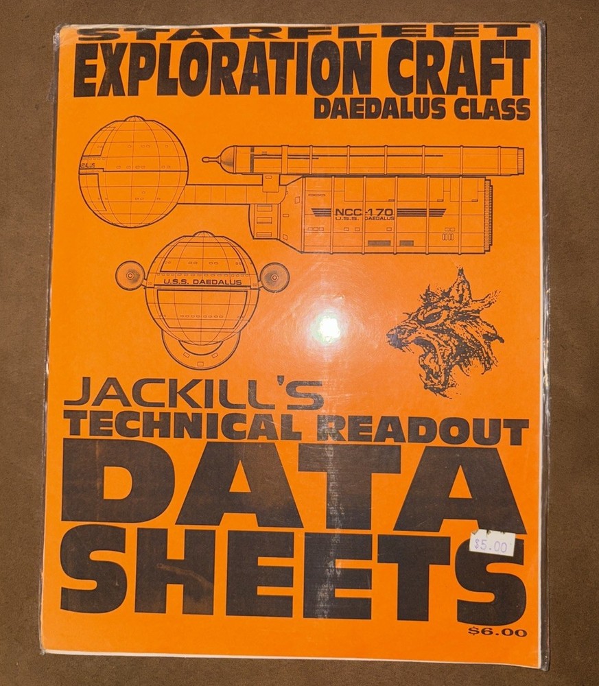 Star Trek Daedalus Class Exploration Craft Data Sheet Jackill New