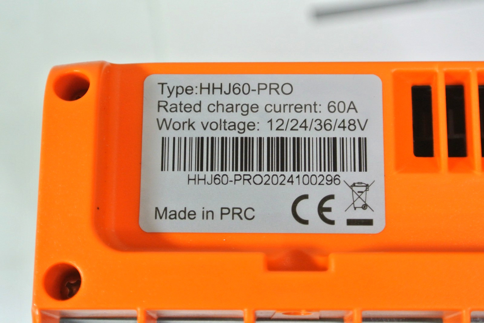 PowMr 60A MPPT Solar Charge Cotroller 12/24/ 48V Charger off grid RV camper 160V