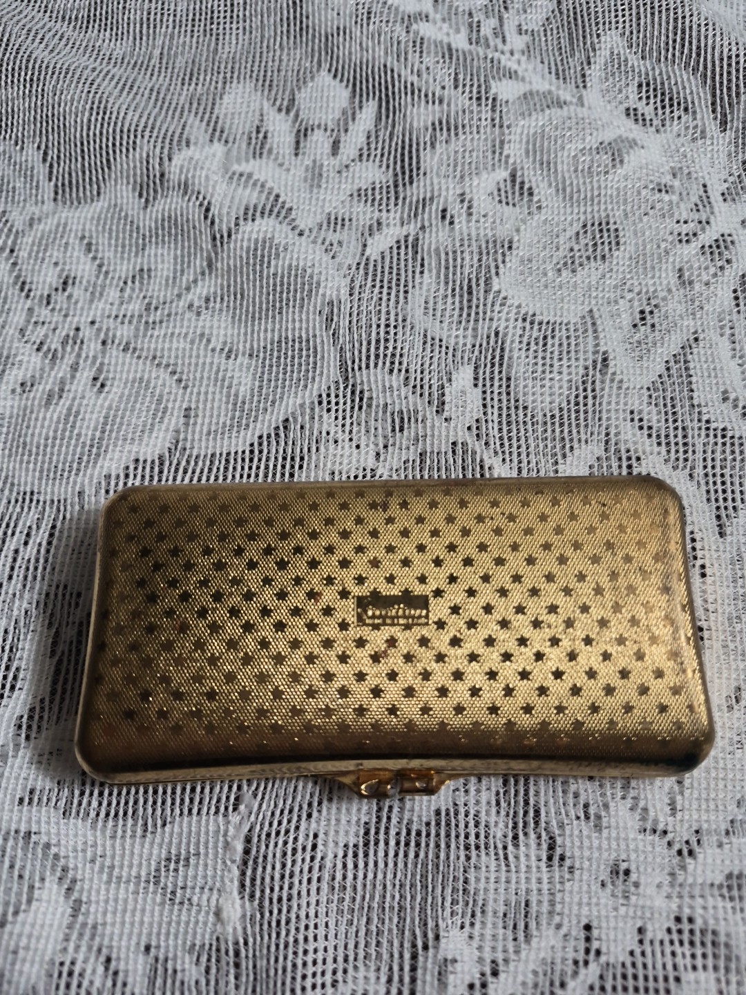 Stratton England Vintage Floral Cigarette Holder, Snuff Box, made in England