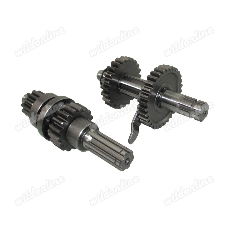 Gear Transmission Main Counter Shafts For YX 110cc125cc 1+1 ATV Quads Go Karts