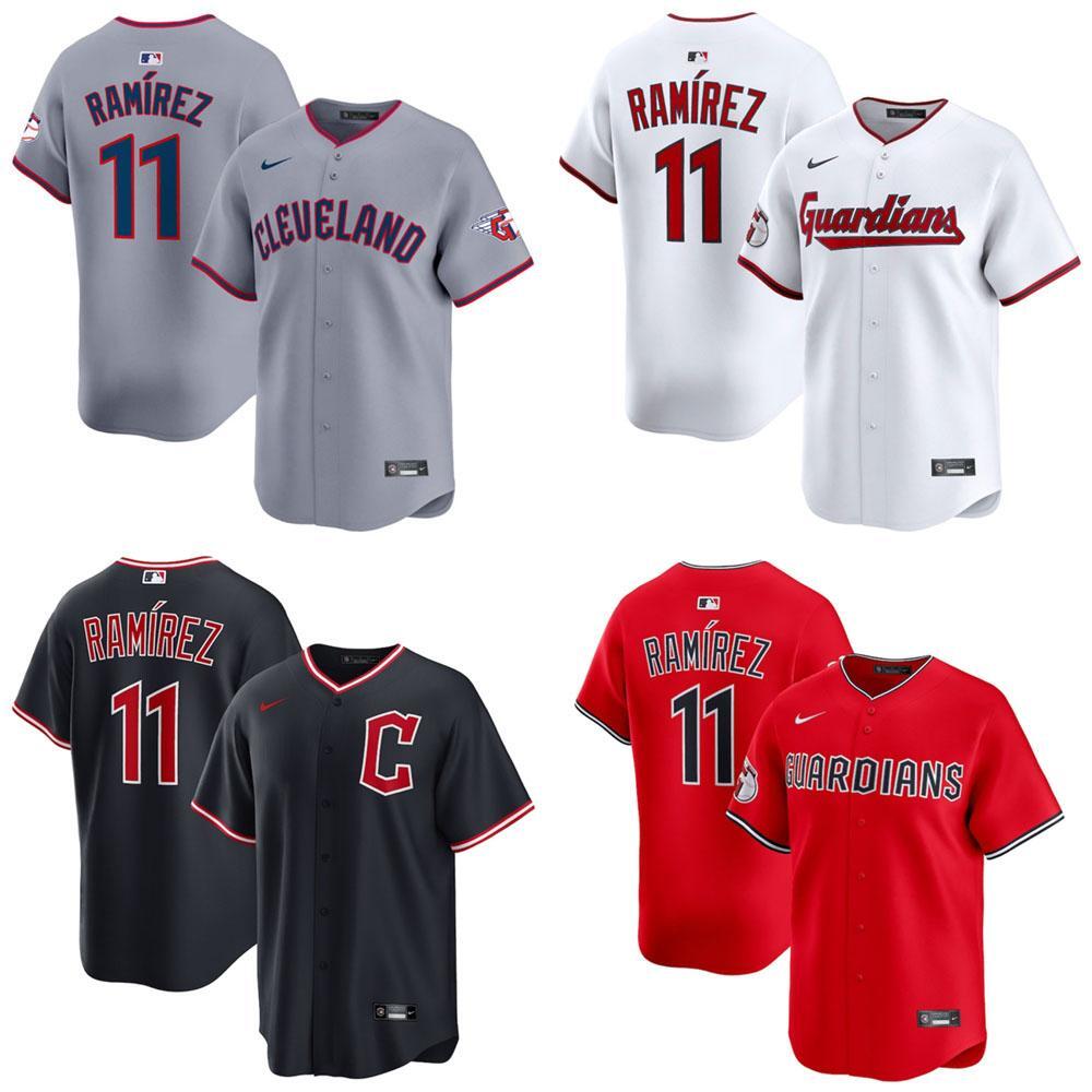 Jose Ramirez Guardians Men stitched Jersey