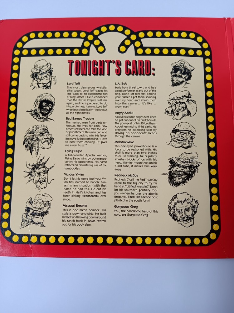 Commodore 64/128 Bop N Wrestle Computer Game Software Tested/Works