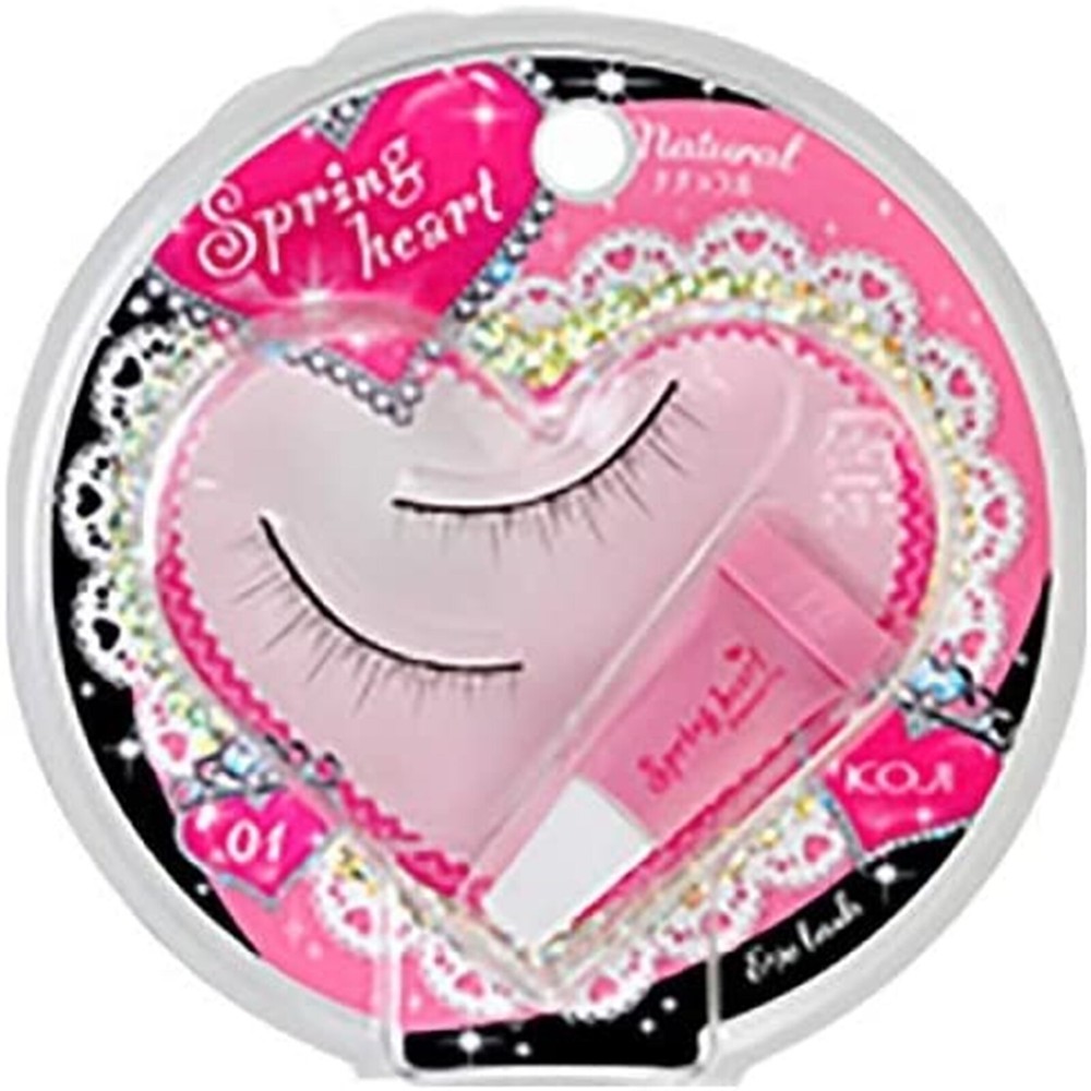 KOJI Spring Heart Eyelash 01 Natural