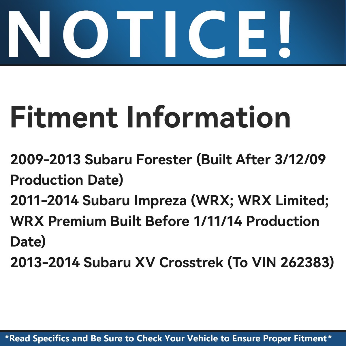 Front Driver & Passenger CV Axle Shaft Assembly for Subaru Forester Impreza WRX