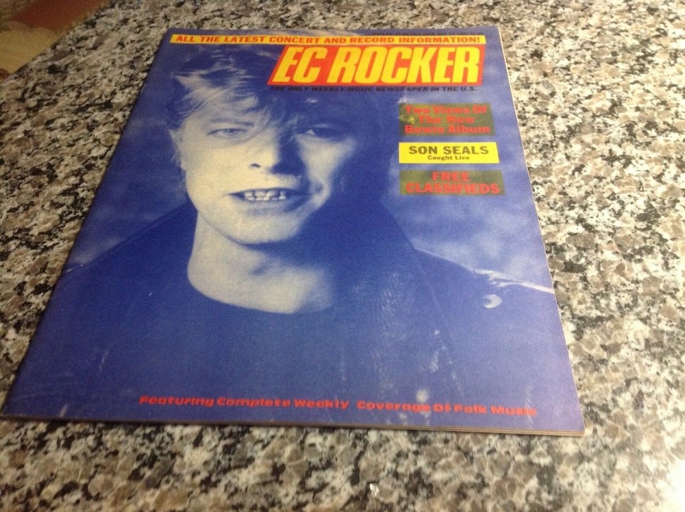 1987 David Bowie EC ROCKER...Ramones, more...oversized