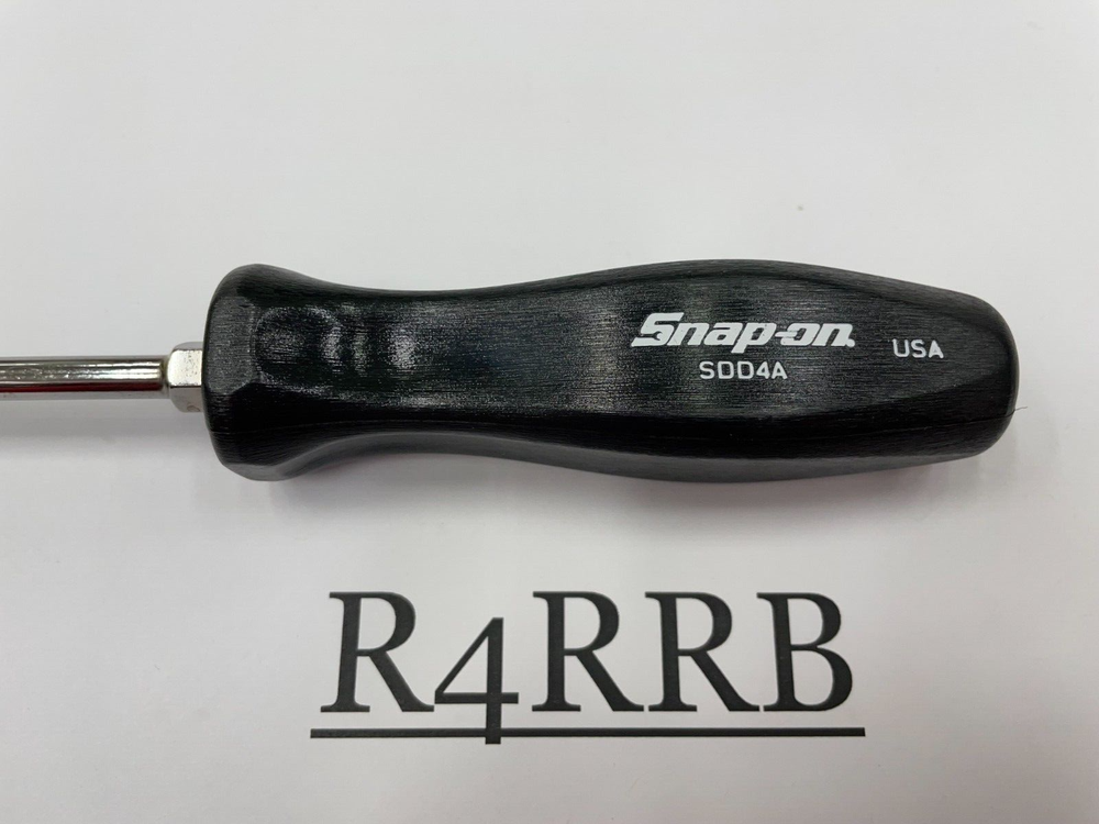 Snap-on Tools USA NEW 2pc BLACK Hard Handle Flat Phillips Head Screwdriver Set