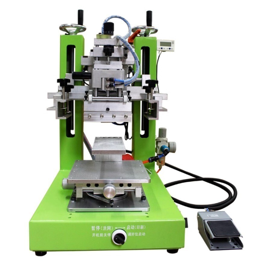 Screen Printing Machine Semi-automatic Pneumatic Desktop High-precision Inclined