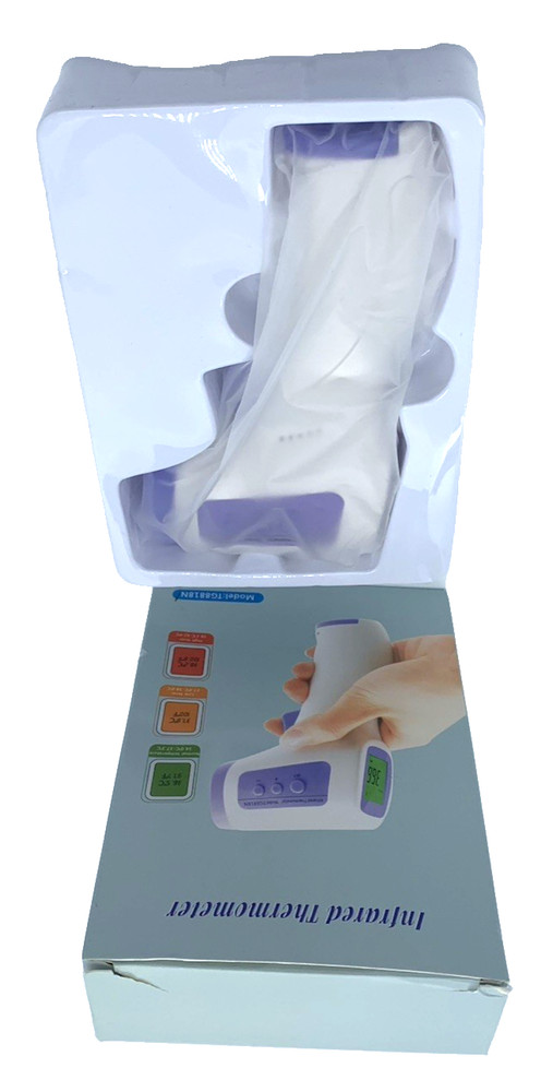Non-Contact Infrared Digital Thermometer LCD Display Memory Function New In Box