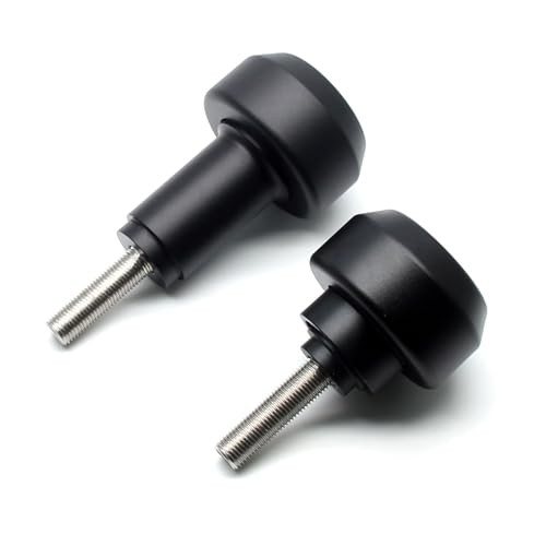 Motorcycle Frame Sliders, Falling Crash Protector Guards No Cut Kits Black