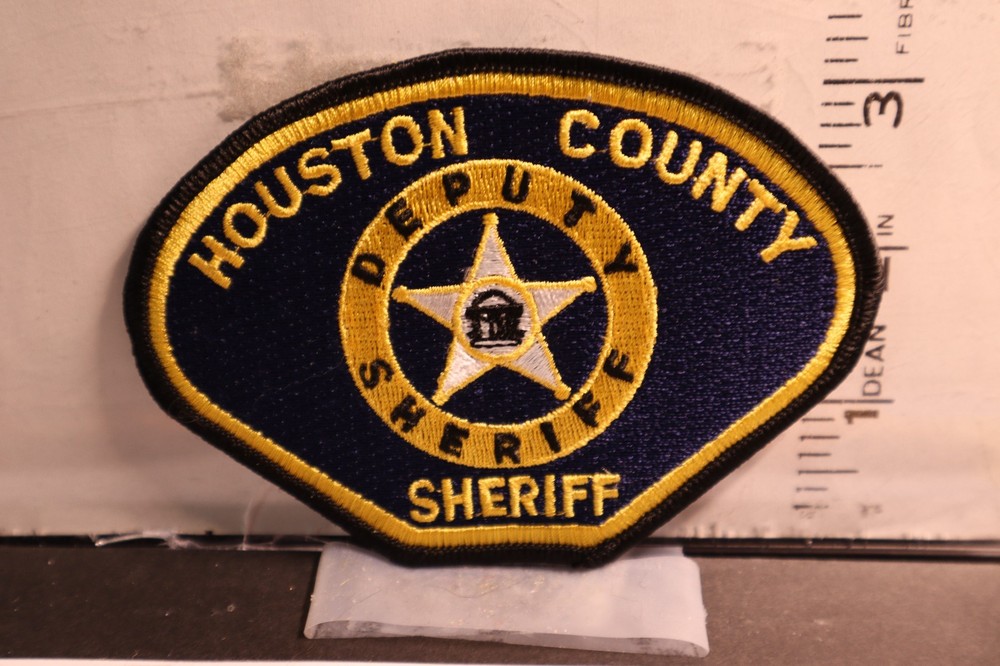 police patch   HUSTON COUNTY SHERIFF    GEORGIA