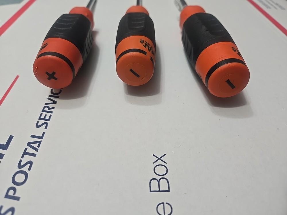Three new Mac tools screwdrivers Two 4" One 6"