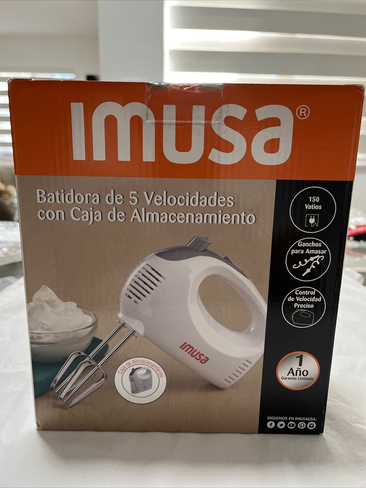 IMUSA 5 Speed Hand Mixer With Storage Case