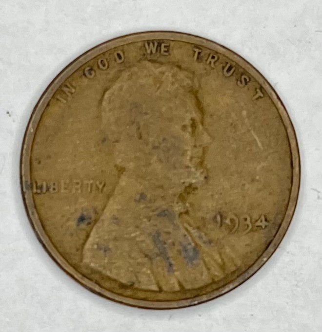 1934 P Lincoln Cent Wheat Penny