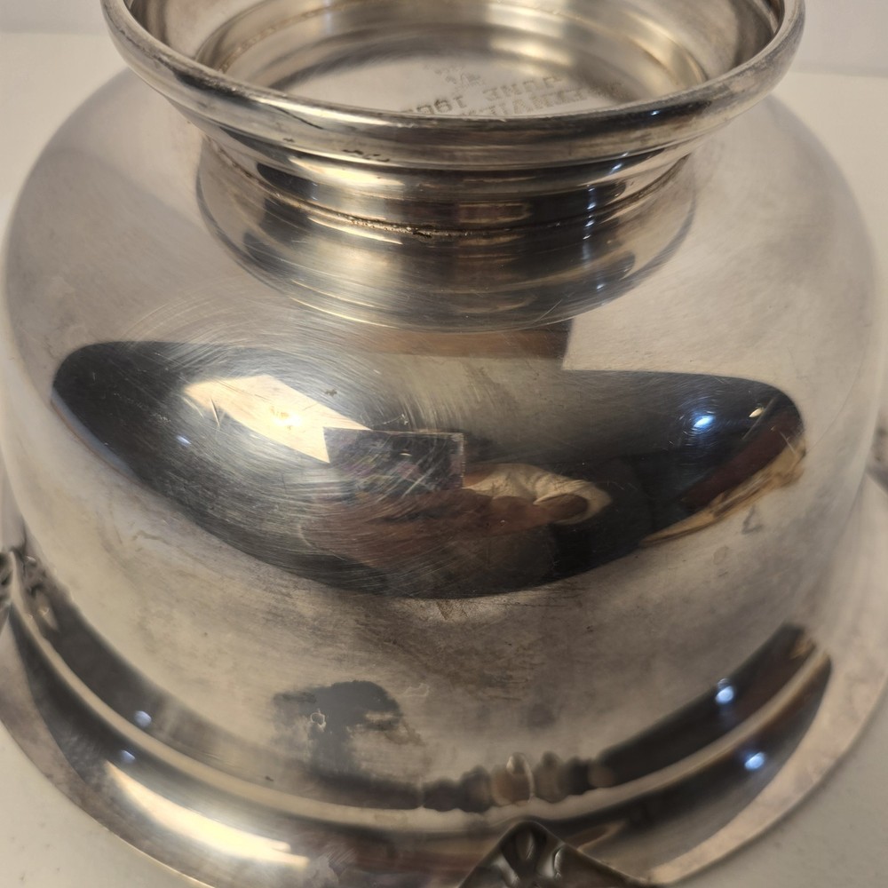 VTG Fisher Silversmith Bowl Silver Plate EPC #K 264 - 10 in Dia 5 in Tall