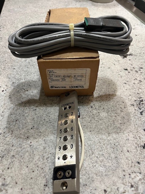 Locknetics   KP74 +   Stainless Steel   Key Pad