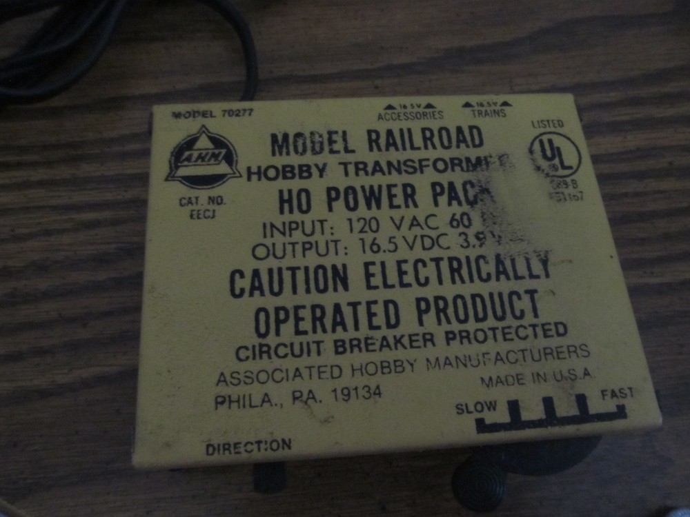 AHM HO Power Pack Transformer 70277