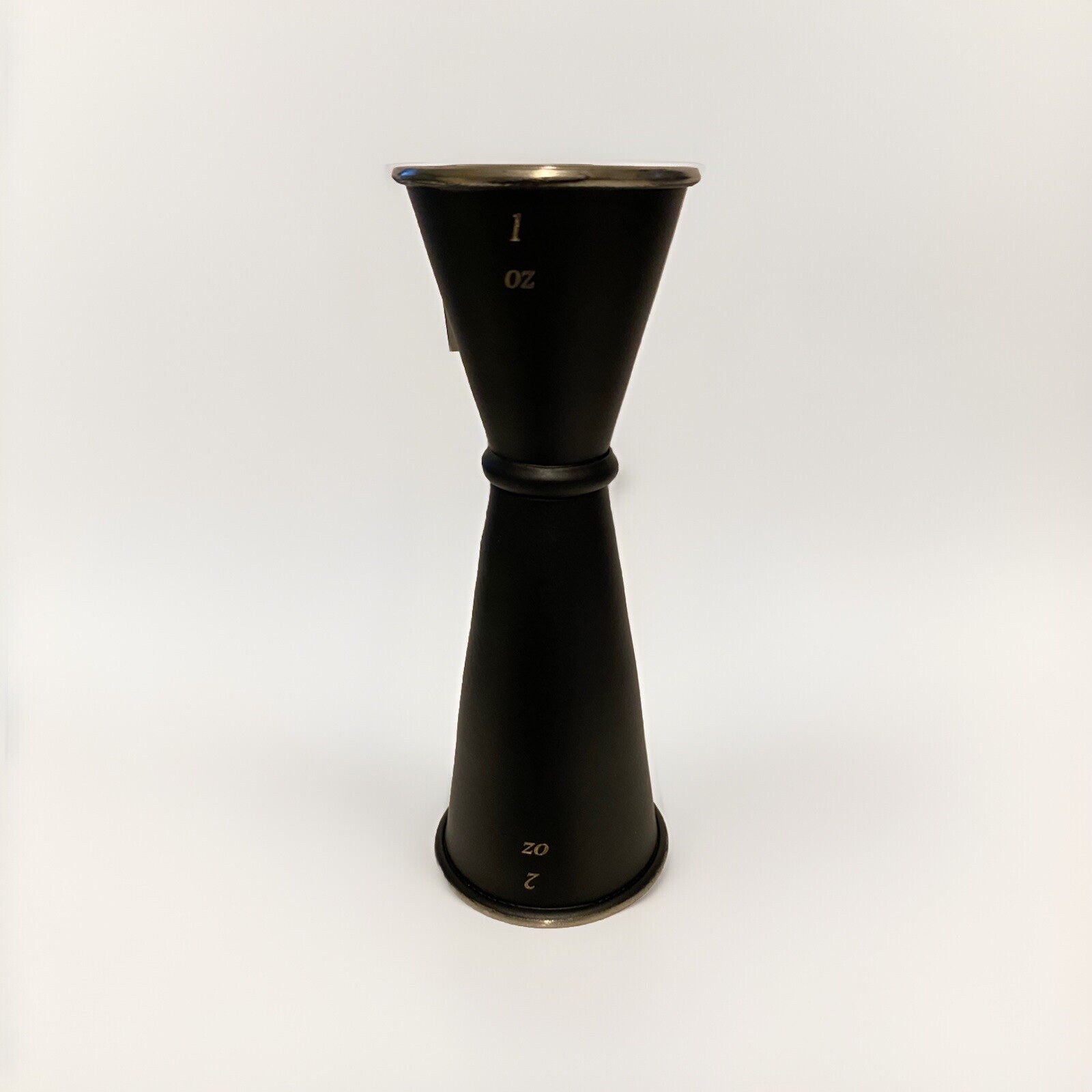 Stainless Measuring Black JIGGER 1 oz. X 2 oz. Japanese Style Cocktail Bar Shot