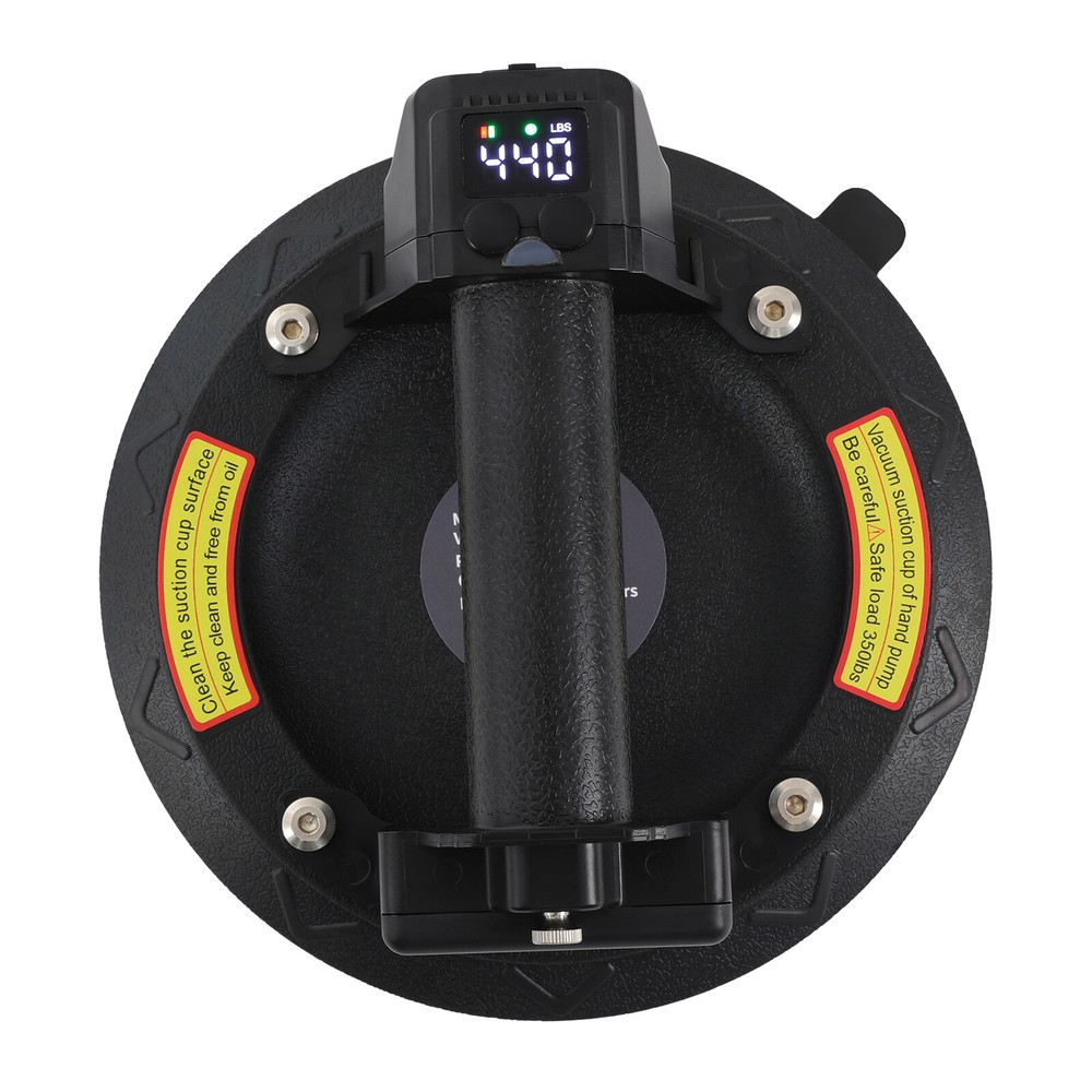 Electric Suction Cup Vacuum Suction Cup with Digital Display & Toolbox Adaptor