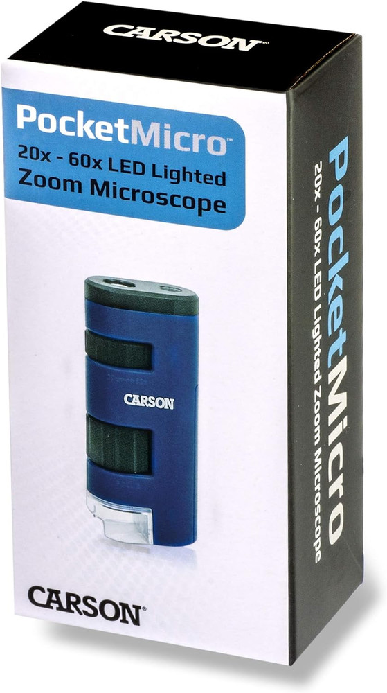 20X–60X LED Pocket Microscope | Handheld STEM Learning Toy