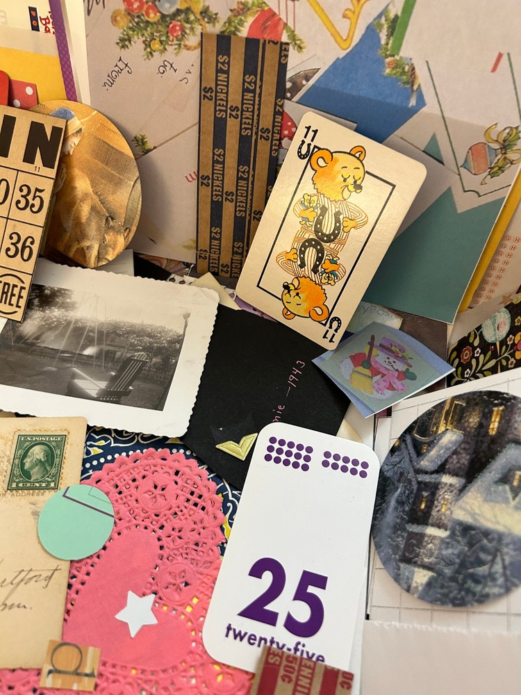 Junk Journal, scrapbooking, Collage Paper Ephemera Kit