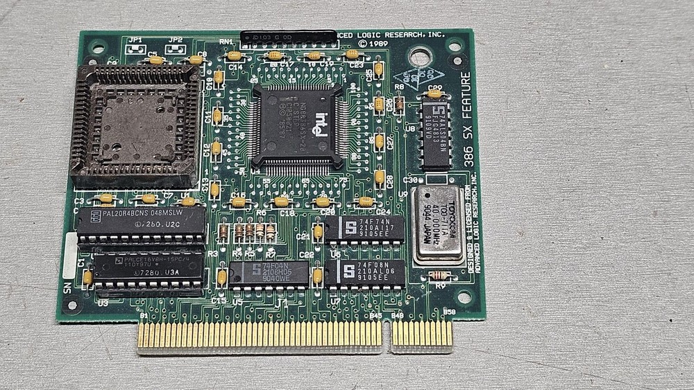 Intel 386SX-20 Accelerator Card Feature Module Advance Logic Research