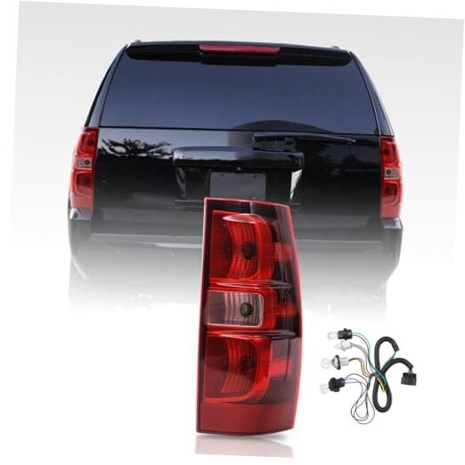 Tail Light Assembly Compatible with 2007-2014 Chevy Passenger Side