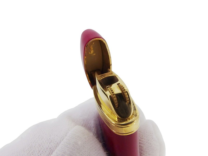 SAINT LAURENT lighter Red gold Women Authentic secondhand