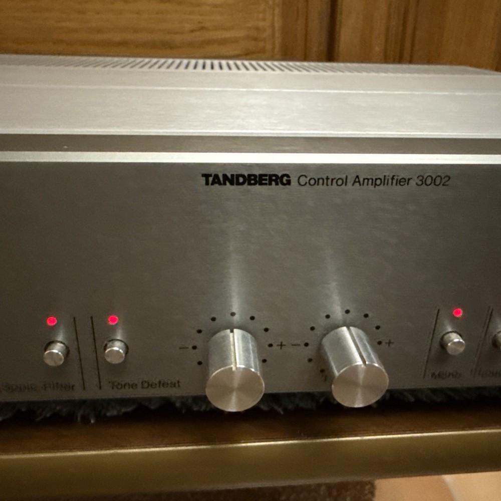 TANDBERG CONTROL AMP TCA 3002 Silver Working