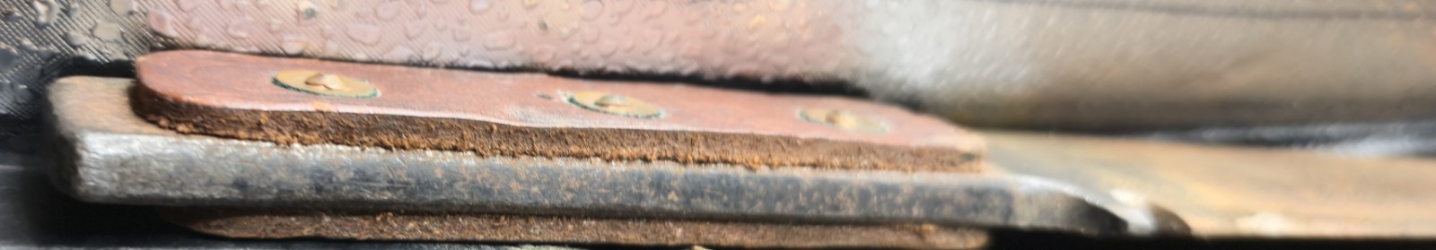 Antique Knife with Leather Sheath WWII Era Vintage Military Collectible