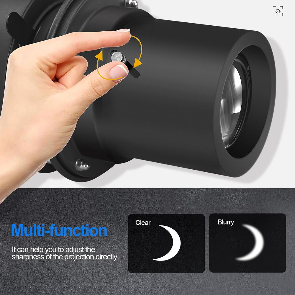 Bowens Mount Optical Snoot Conical, Flash Projector Attachment, Spotlight Snoot